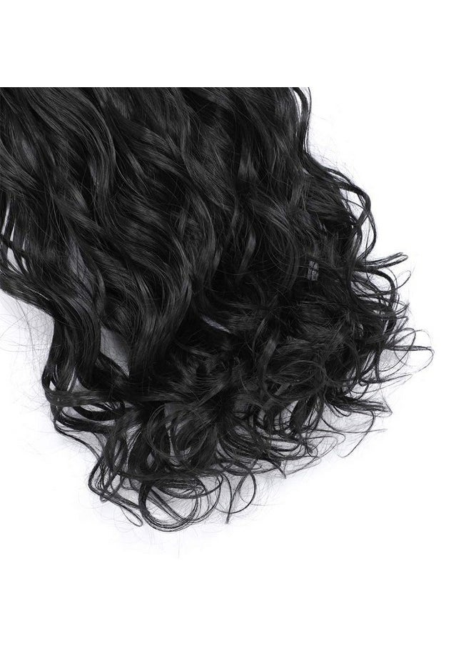 BeatStock Silky Soft Hair Extensions And Wigs Women Curly/Wavy Hair Extension For Girls To Increase Hair Volume 5 Clips In Black Color  - Image 4