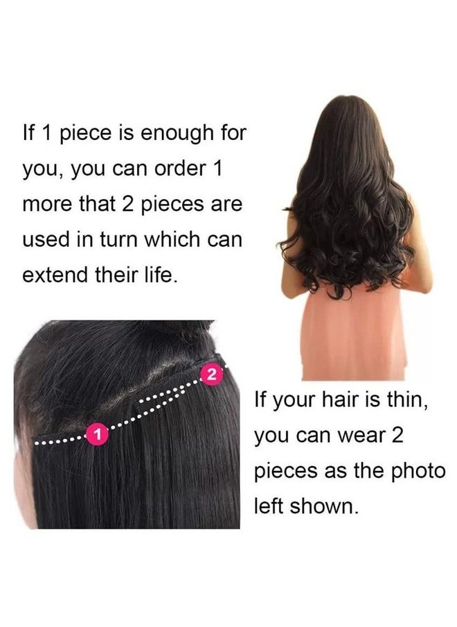 BeatStock Silky Soft Hair Extensions And Wigs Women Curly/Wavy Hair Extension For Girls To Increase Hair Volume 5 Clips In Black Color  - Image 5