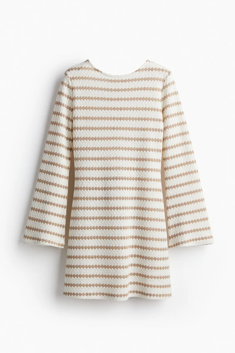 H&M Open-back knitted dress