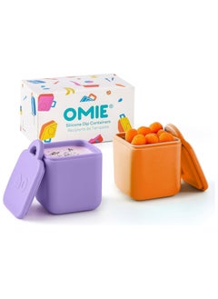 Omielife OmieDip 2pcs Purple & Orange  - Image 1