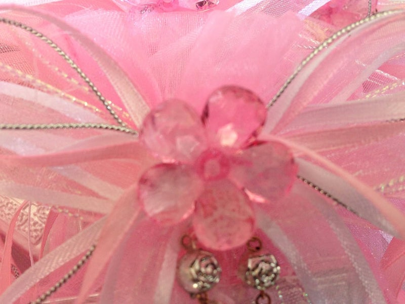 Hand made Baptism Favors Baby Pink 12pc  Prayer Books Covered in Repujadorecuerditos De Bautizo En Repujado Libritos De Oracion - Image 5