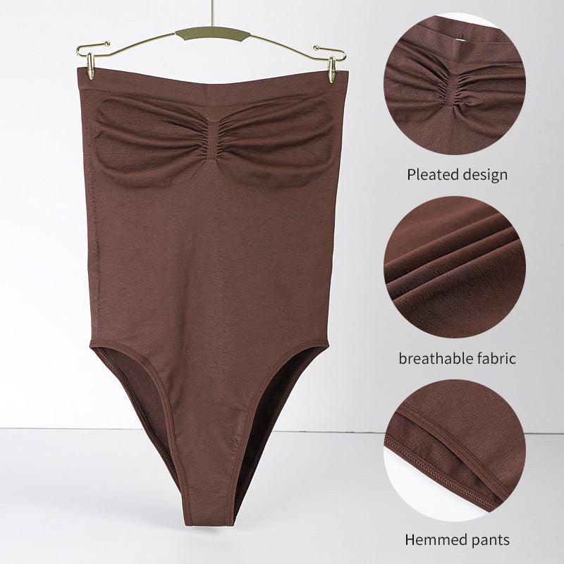Women's Seamless Bodysuit Shapewear Tummy Control Butt Lift - Image 4