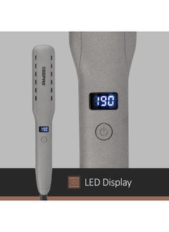 GEEPAS Wet And Dry Hair Straightener, GHS86050 | Ceramic Coated Plate | Ionic Function | Swivel Cord | Hanging Loop | Adjustable Temperature | LCD Display  - Image 3
