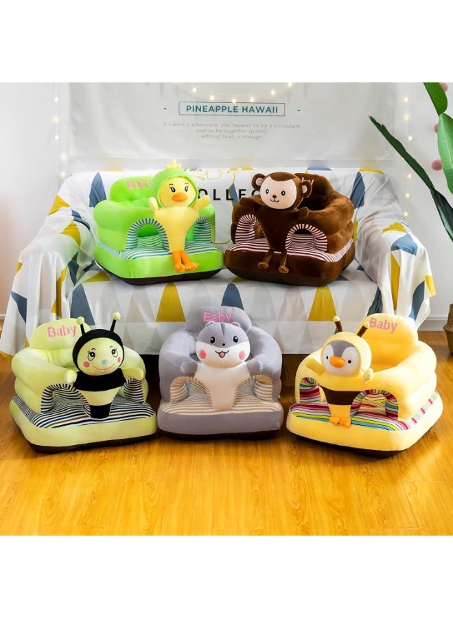 Imported Baby Sitting & Standing Trainer – Soft Plush Toy with Anklet | Educational Support Stand for Infants  - Image 4