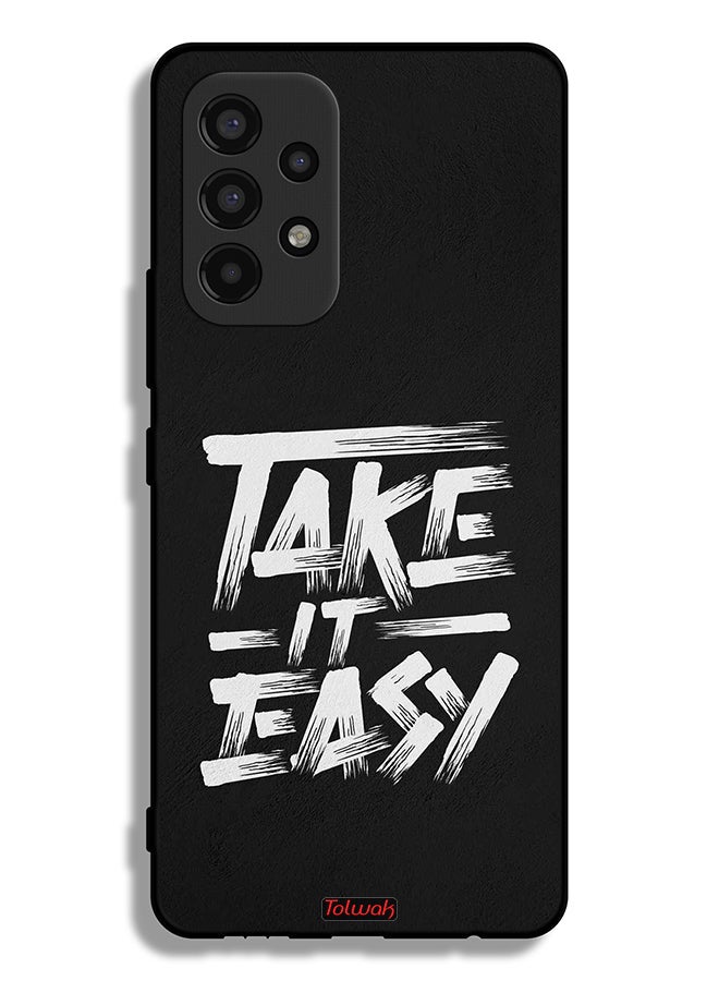 Tolwak Samsung Galaxy A53 5G Protective Case Cover Take It Easy - Image 1