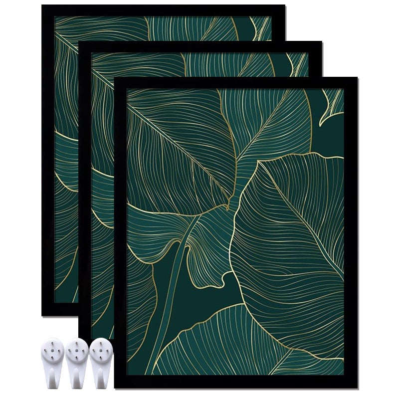 keibiubu Black Picture Frame Set of 3 14x18 Picture Frame for Photo Poster Canvas Certificate Document Display Horizontally or Vertically High Transparent Wall GallerySize 14 x 18 inches
