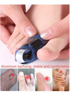 RATSAW 1 Pair Toe Splint Broken Toe Brace Toe Straightener for Hammer Toe Curled Toe Big Toe Women Men Broken Toe Support Toe Wraps  - Image 3