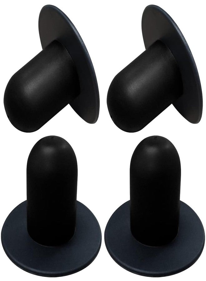 Popbee 4 PCS Pool Pump Strainer Wall Plugs Replacement Parts for Most Above Ground Pools Compatible with Intex & Bestway (Black) - Image 1