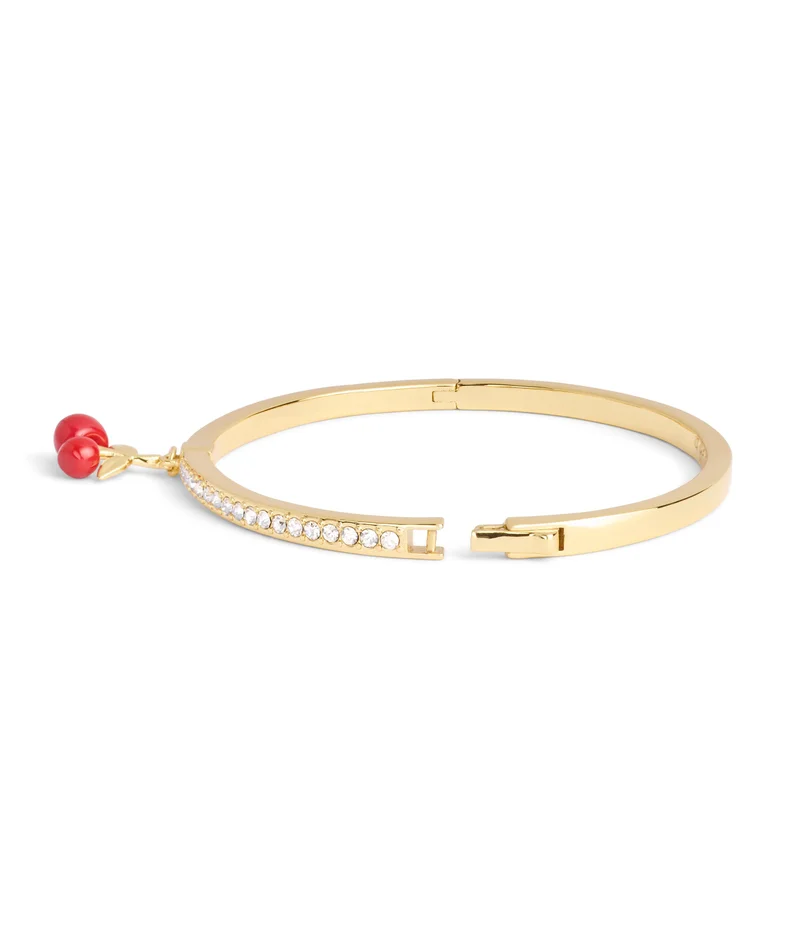 COACH Cherry Cluster Charm Bangle Bracelet