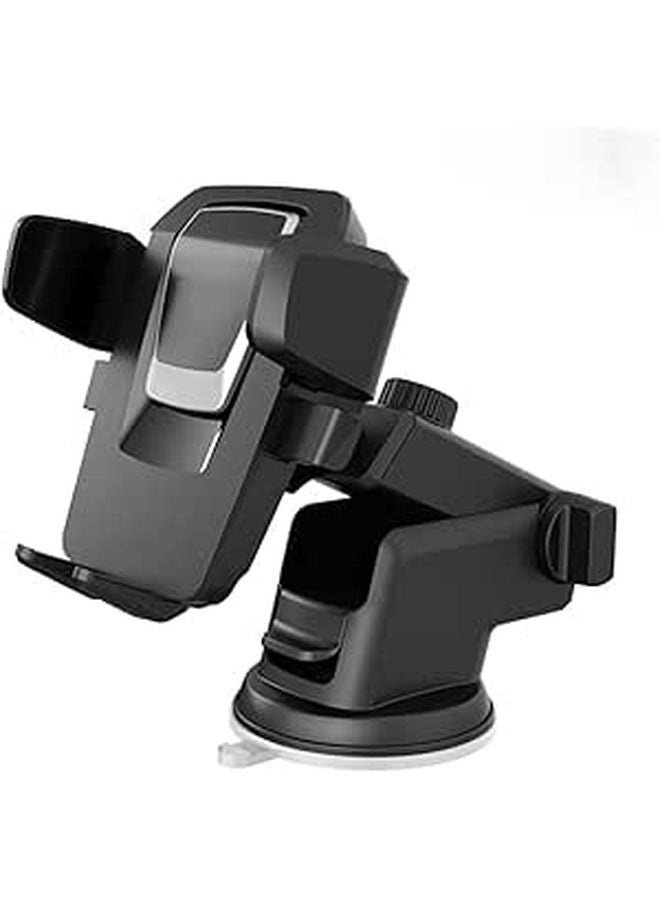 Rotatable Car Phone Holder Mount with Suction Cup for Dashboard and Windshield Compatible with All Smartphones - Image 1