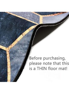 MahMir Kitchen Rug Mat Set-Cushioned Anti-Fatigue Runner Floor Comfort mats-kitchen rugs 2 pcs Set-Help relieve pressure while cooking-Non-slip Mat for all Rooms & Bathrooms too ( Color Marble )  - Image 4