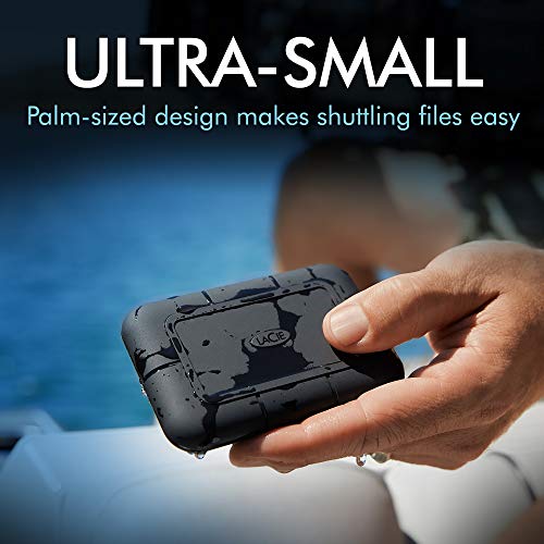 LaCie Rugged SSD Pro 1TB Solid State Drive — USB-C Thunderbolt 3, Drop Shock Dust Water Resistant, for Mac and PC Computer Desktop Laptop, 1 Mo Adobe CC (STHZ1000800) - Image 5