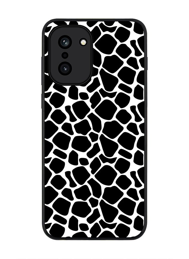 For OnePlus 15R Case,Slim fit Camera Protection, Shockproof Thin Phone cover  - Cow Skin Print