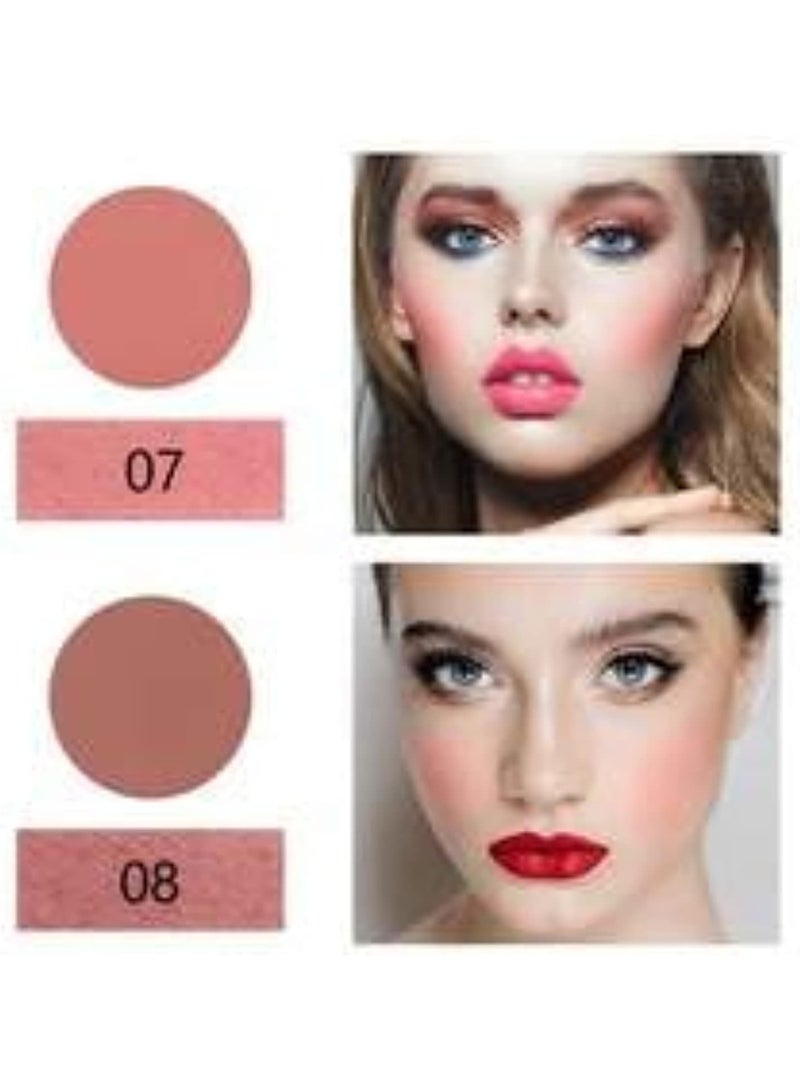 Miss Rose 8 Colors Blush Blusher Powder Palette Face Cosmetic Makeup Contour Shadow - Image 4