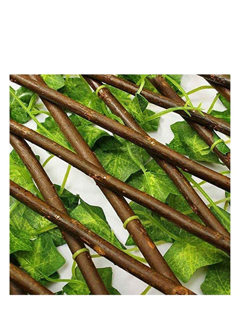 Generic FFD Fence Privacy Screen, Artificial Leaf Faux Ivy Expandable Stretchable Privacy Fence Screen for Balcony Patio Outdoor,Decorative Faux Ivy Fencing Panel  - Image 5