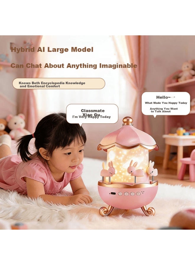 Coolfire Children's Starry Sky Projection Lamp Ai Toy Girl Birthday Gift Ai Companion Robot For Girls Ages 7-14