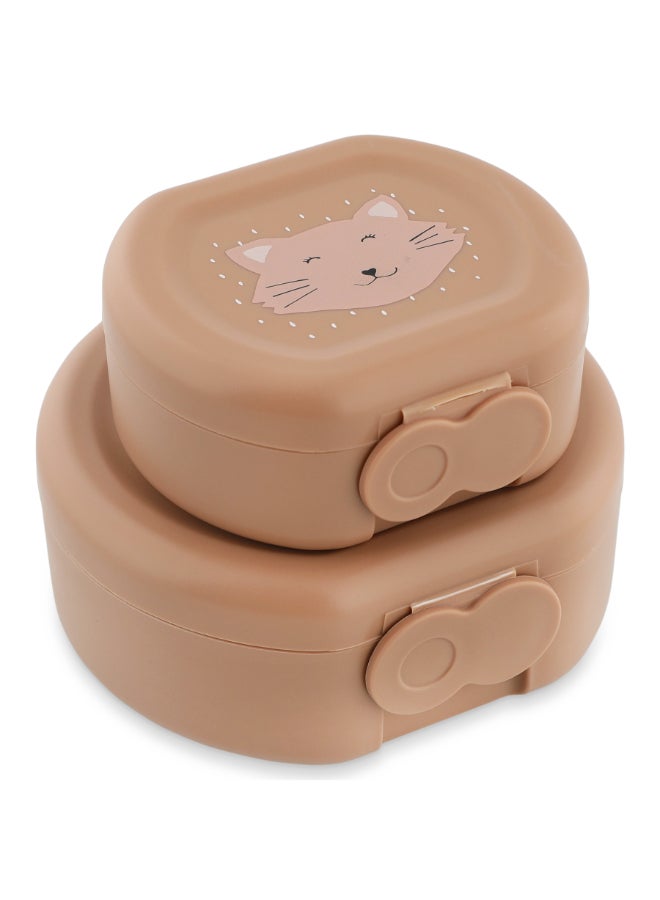 Trixie Snack Box With Clip - Set of 2 - Mrs. Cat - Image 3