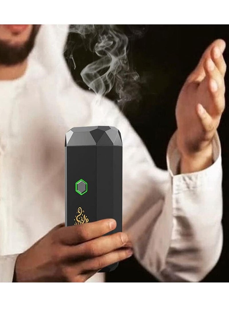 ELTRAZONE Large B15 Portable Bukhoor Style Usb Type-C Power incense burner Bakhoor Portable Rechargeable Electric Incense Burner - Image 2