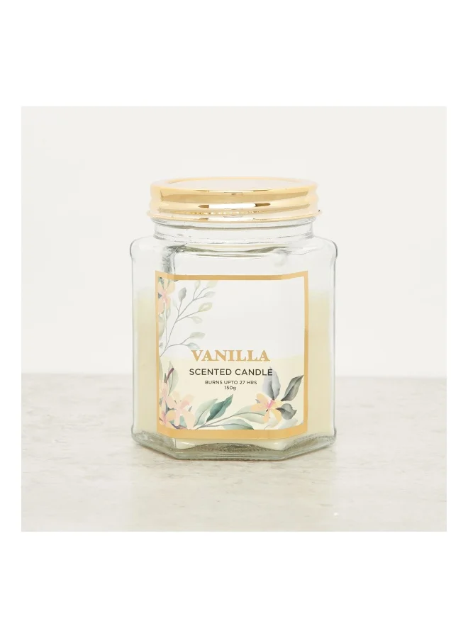 Lifestyle Vanilla Scented Jar Candle - 150 gms