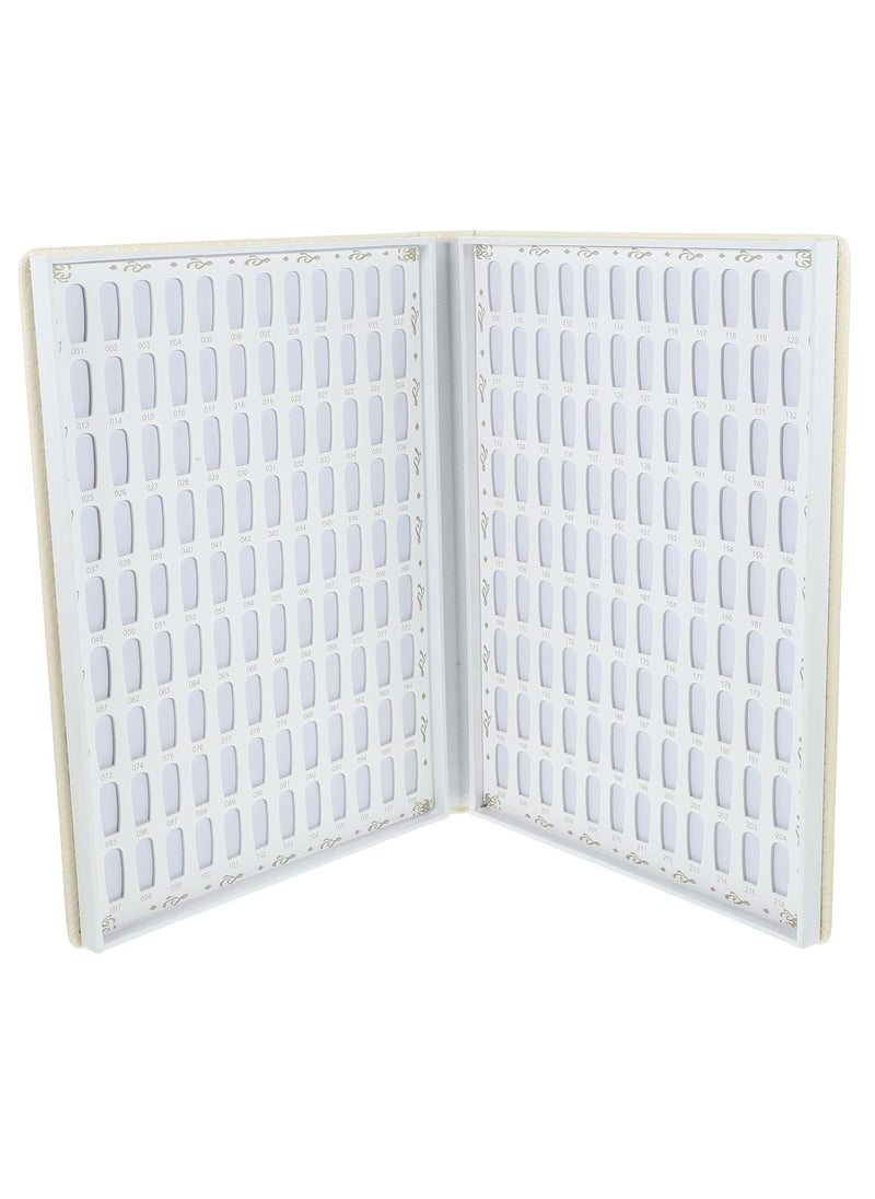 Beaupretty - Beaupretty 216 Colors Nail Polish Card Alligator Sample Uv Gel Polish Nails Display Book for Salon - Image 1