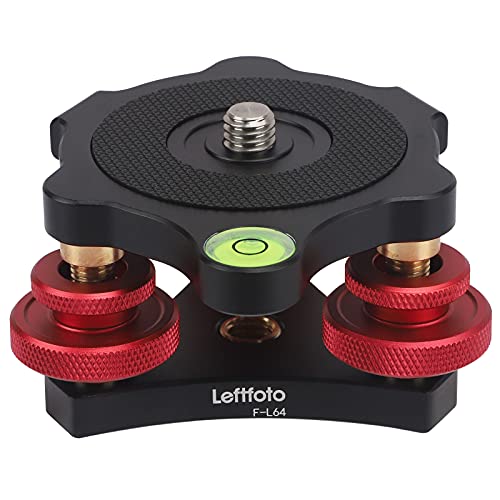 Leftfoto Tripod Leveler Stand with +/-5 Degree Precision Adjustment Bracket for Seestar s50/Panoramic Head Ball Head Video Head and Tripod - Image 1