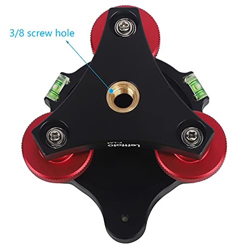 Leftfoto Tripod Leveler Stand with +/-5 Degree Precision Adjustment Bracket for Seestar s50/Panoramic Head Ball Head Video Head and Tripod - Image 3