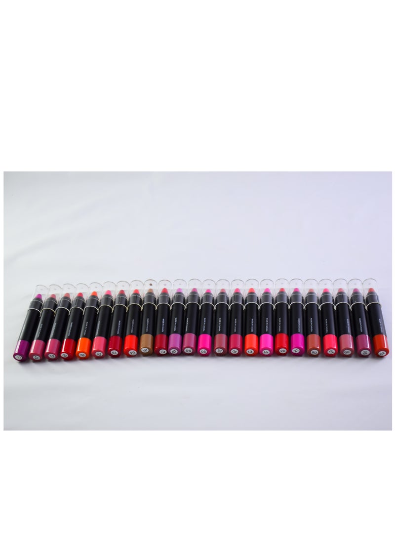 Matte Lipstick Set 24 Pieces Multicolor - Image 1
