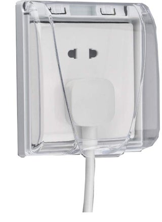 Wall Switch Waterproof Cover Box, Universal Plug Socket Cover, Wall Light Panel Socket Doorbell Flip Cap Cover, Home Bathroom Kitchen Accessory Plastic Clear 2 Pcs - pzsku/Z68E12942709CAD356528Z/45/_/1731069754/6d99376c-0751-42e0-b239-5db4bae2cd77