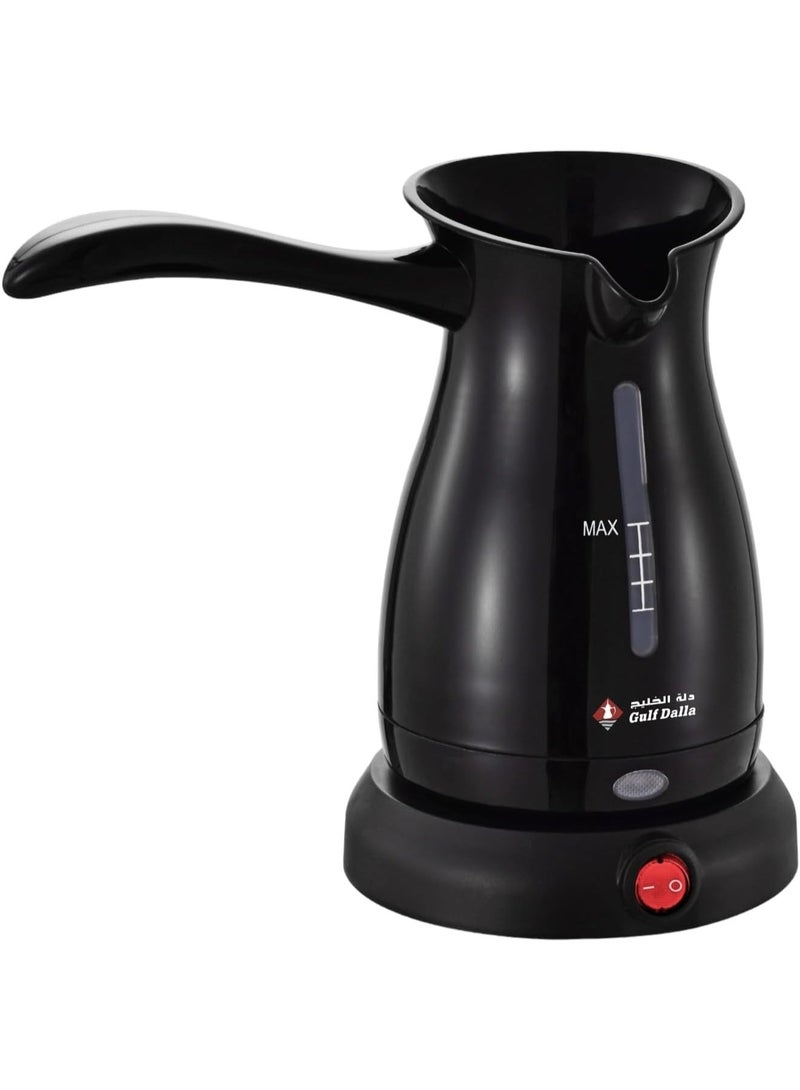 Gulf Dalla Electric Turkish Coffee Maker, 300ml Capacity, Black, 800W Power, Overheat Protection – Model GA-C96838 - Image 1