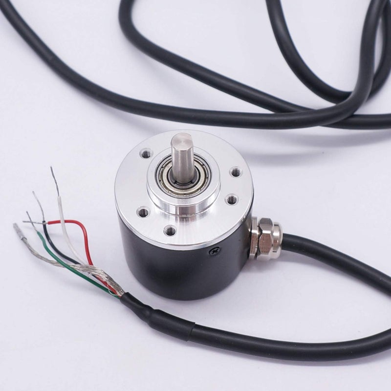 Taiss /Incremental Rotary Encoder DC 5-24v Wide Voltage Power Supply 6mm Shaft Optical AB 2 Phase Quadrature Encoder for Arduino 600P/R - Image 5