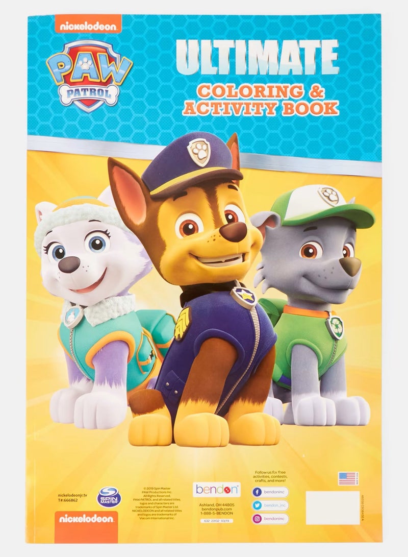 Bendon Paw Patrol Ultimate Coloring and Activity Book- Huge Size - Image 1