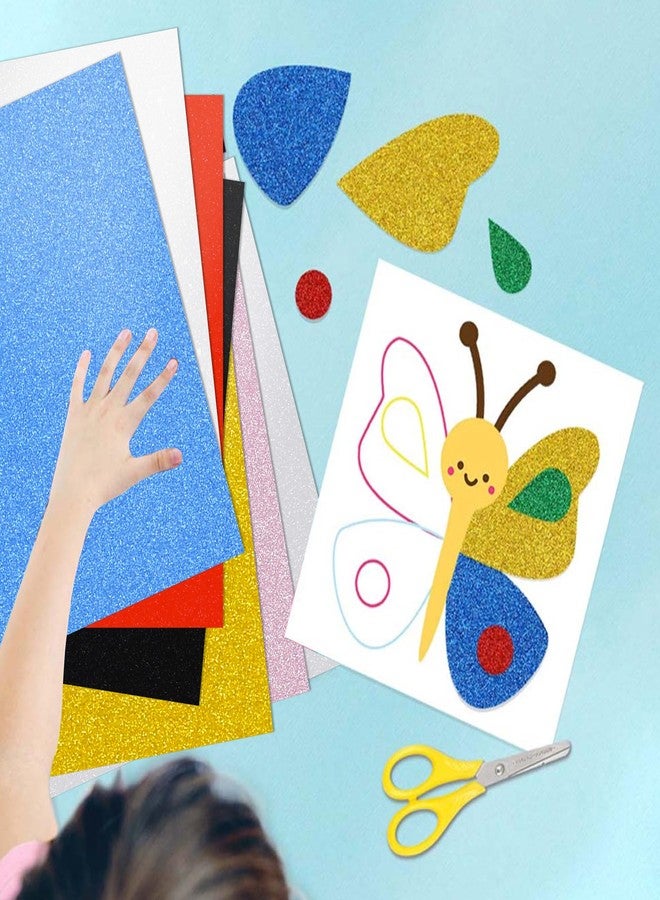 BEISHIDA ورق كرتون لامع BEISHIDA 12x12 بوصة، ورق لامع أبيض للحرف اليدوية، تزيين قبعة التخرج، ورق سكرابوك براق 250 جرام للمشاريع الفنية DIY (15 ورقة) - Image 3