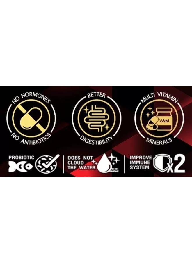 طعام أسماك فلورهورن أحمر روبي بوست 100 جرام مع بروتين عالي الجودة - Image 4