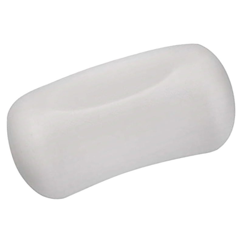 White Bathtub Pillow Neck Support Suction Cup Spa Tub Relaxation - Image 2