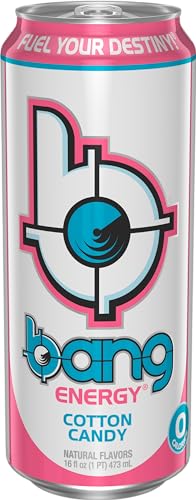 Bang Energy Cotton Candy, Sugar-Free Energy Drink, 16-Ounce (Pack of 12) - Image 4