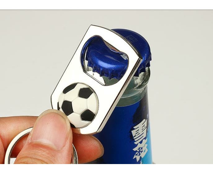 Sports Ball Keychain - World Cup Football Team, Paintless Metal Bottle Opener (Style 9) - Image 3