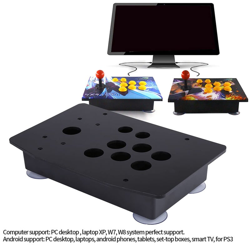 Black Acrylic Panel Arcade DIY Replacement Kit Set - Image 3