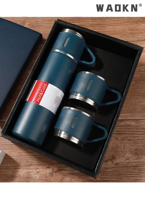 Stainless Steel Thermo 500ml Vacuum Insulated Bottle with Cup for Coffee Hot drink and Cold drink water flask.