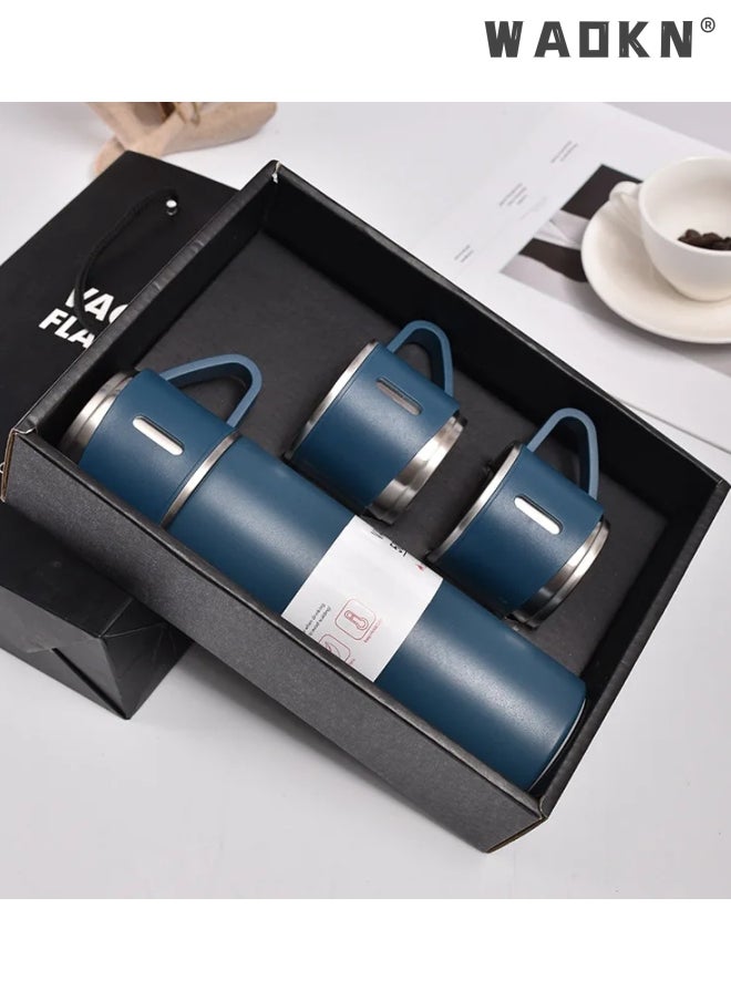 Stainless Steel Thermo 500ml Vacuum Insulated Bottle with Cup for Coffee Hot drink and Cold drink water flask.