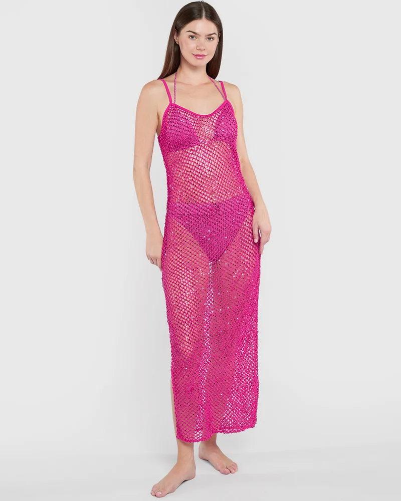 Isla & Evie Isla & Evie Crochet Maxi Coverup
