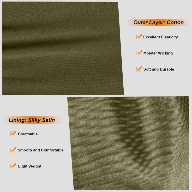 MLTUARG 4 Pieces Satin Lined Turban Silky Head Wraps for Men, Turban Head Scarf for Hair - Image 3