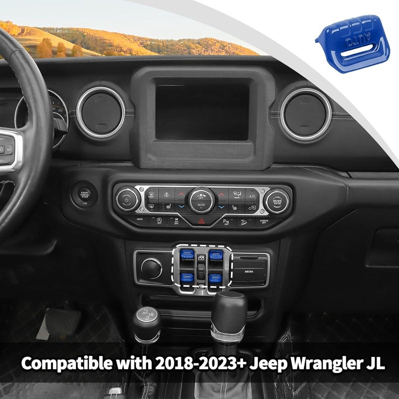 JWWY Window Switch Button Cover Trim for Jeep Wrangler - Image 3