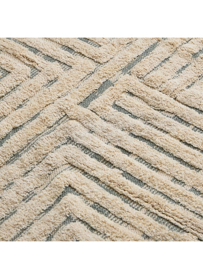 Home Box Aizel Otus Stripe Cotton Dhurrie 160 x 110 cm  - Image 2