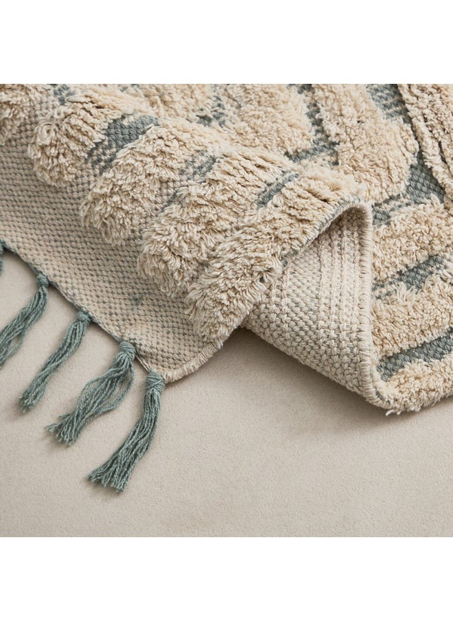 Home Box Aizel Otus Stripe Cotton Dhurrie 160 x 110 cm  - Image 4