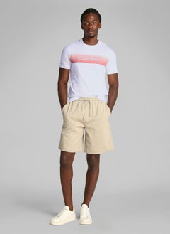 CALVIN KLEIN Linear Ombre Chest Logo T-Shirt  - Image 4