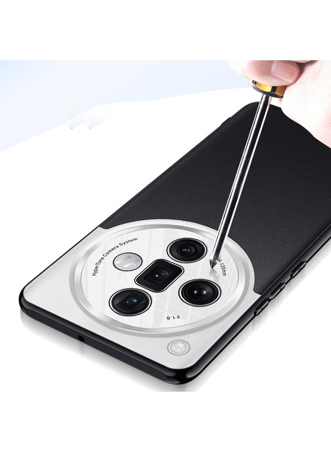 S-TOP Case For OPPO Find X7 Ultra Plain-leather All-inclusive Shockproof Phone Case - Image 5