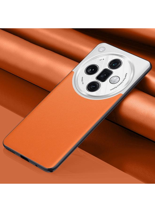 S-TOP Case For OPPO Find X7 Ultra Plain-leather All-inclusive Shockproof Phone Case - Image 1