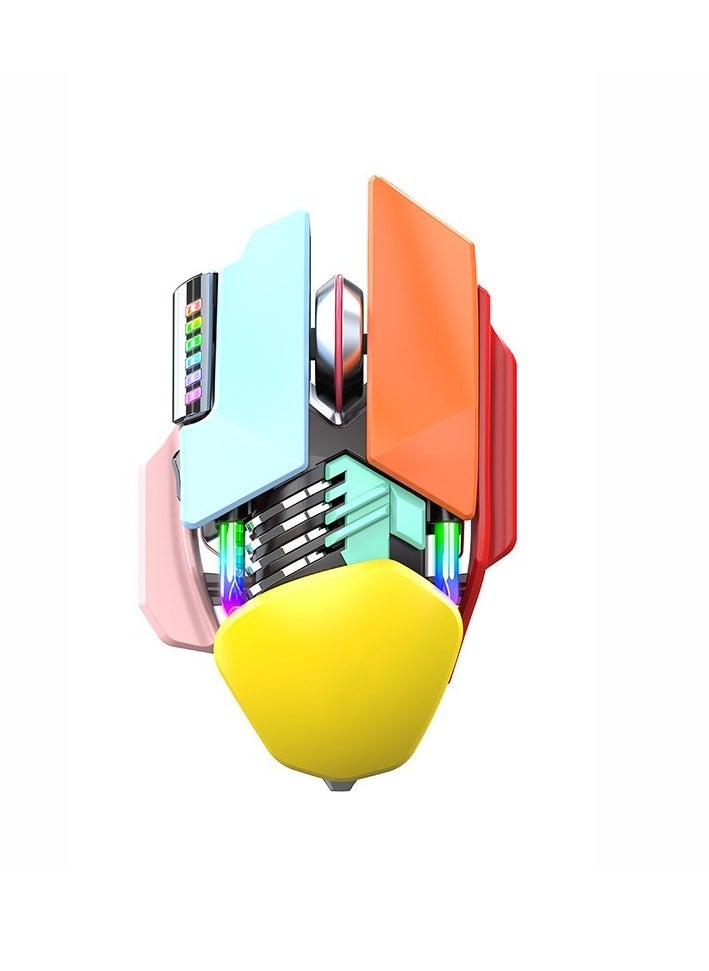 Generic M7 Gaming Mouse, 2.4G Wireless Programmable Bluetooth Mouse, Compact And Lightweight Mechanical Mouse, Sturdy And Durable Programming Computer Mouse, (1pc, Multicolour)  - Image 1