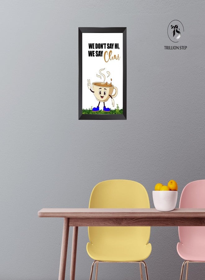 TRILLION STEP - We Don't Say - Wood Photo Frames For Kitchen And Restaurant Wall Decoration, Food Quotes, Dining Table Quotes - (13.6 inch x 10.2 inch) - Image 3