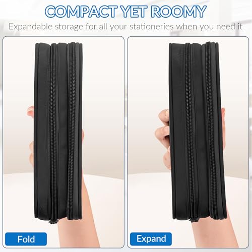 TILYTADLY Large Pencil Case for Boys - Boys Pencil Pouch with Zipper Compartments - Big Capacity Pen Box Gamer Pen Bag Organizer for Kids Teens School - Image 4